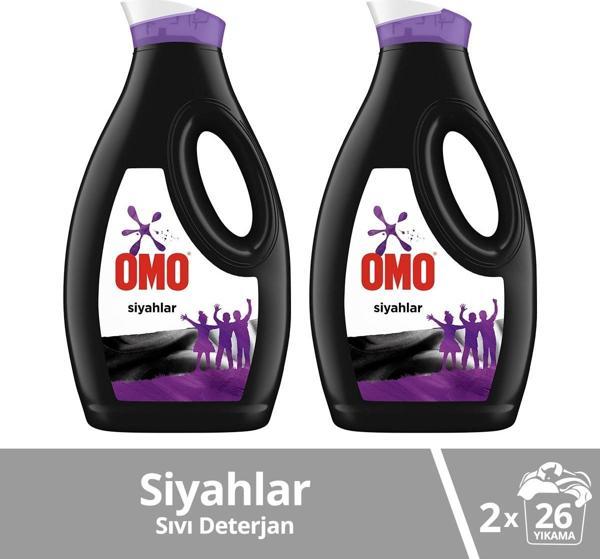 Omo Sıvı Deterjan Siyahlar İçin 2 x 1690 ML - Image 1