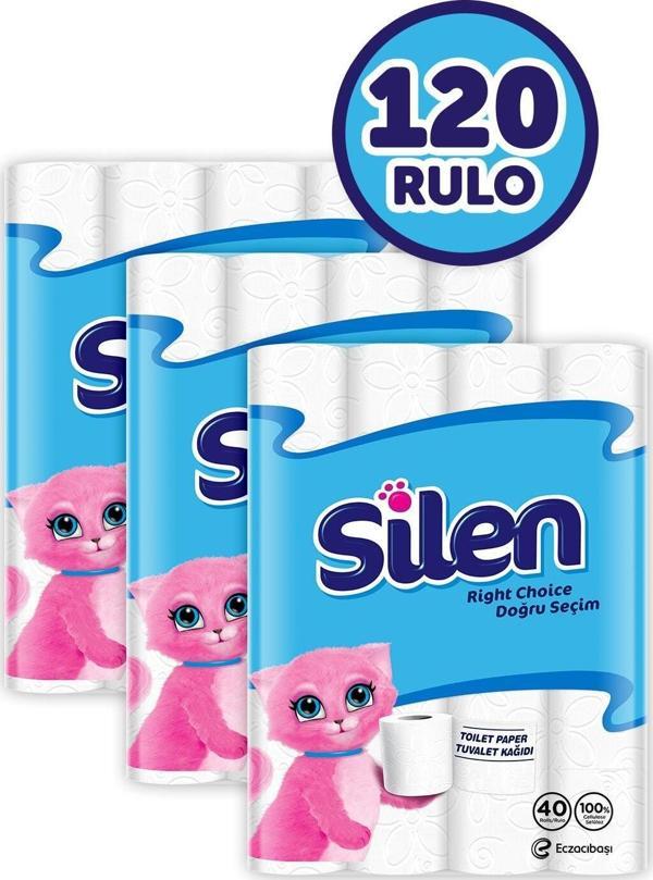 Silen Tuvalet Kağıdı 120'li 40 x 3 - Image 1