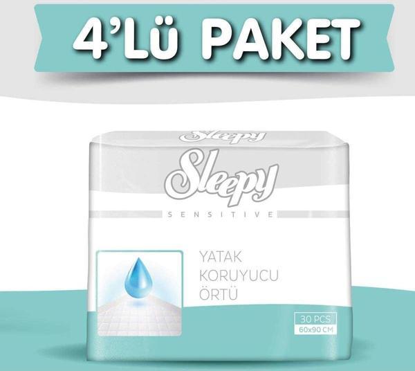 Sleepy Sensitive 60 x 90 CM Yatak Koruyucu Örtü 30'lu x 4 120 Adet - Image 1
