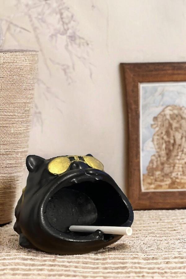 Libre Design Dekoratif 10Cm Pitbull Bulldog Küllük Biblo - Image 1