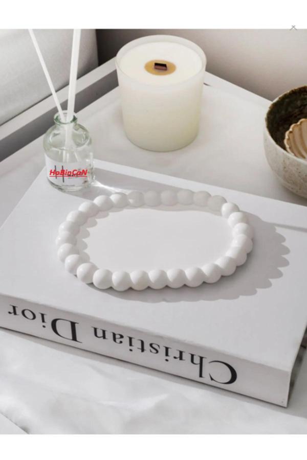 Pelirum Oval Modern Bubble Boncuk Stant Takı Yüzük Kasesi - Image 1