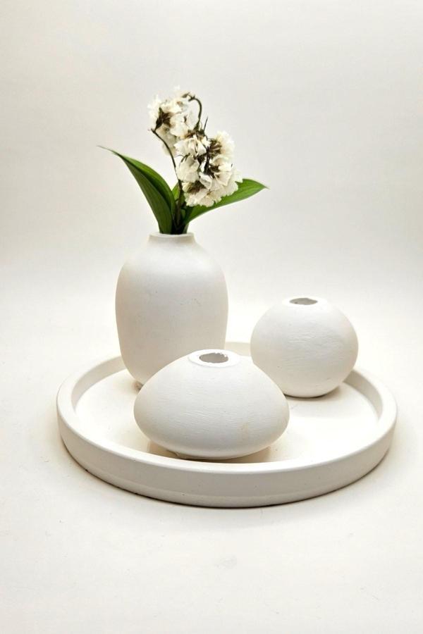 Zb Desing Art Özel Tasarım Bohem Set Vazo Tealight Mumluk Set Dekoratif Set Çeyiz Seti Hediye Ev Hediyesi - Image 1