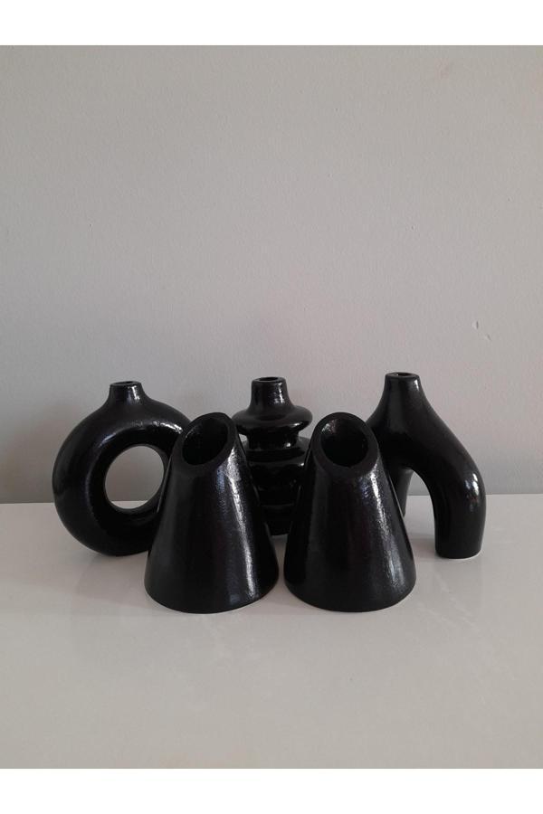 Daisy Minimal Vazo 5'Li Bohem,Konik Set - Image 1