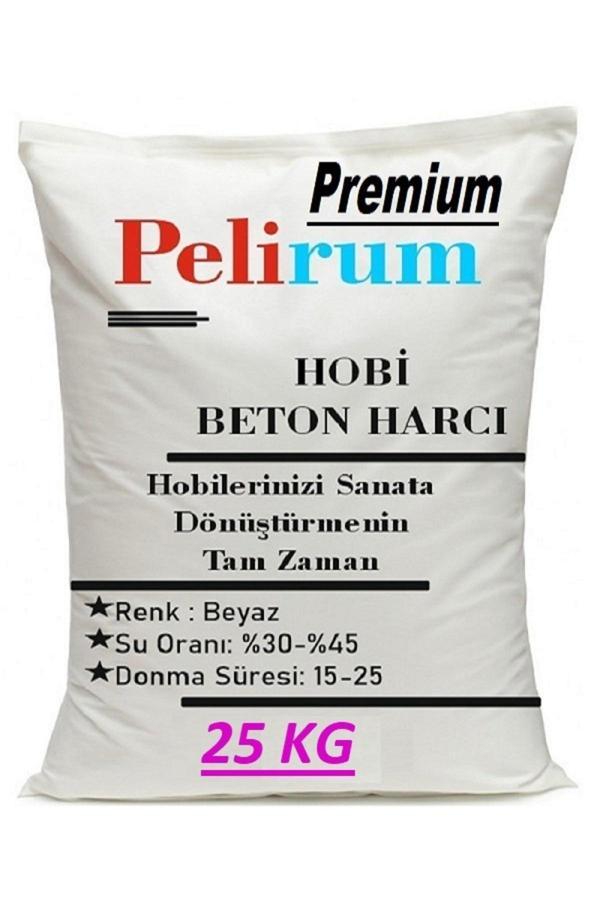 Pelirum Hızlı Donan Biblo Harcı Tozu Güçlü Hobi Biblo Mumluk Vazo Kalıp Döküm Harcı 25 Kg (%98 Baloncuksuz) - Image 1
