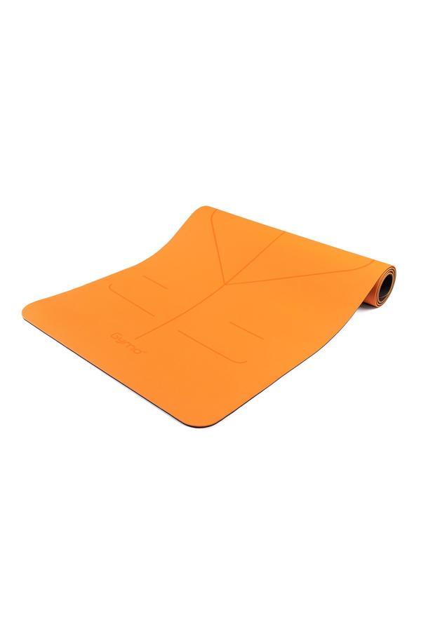 Gymo UltraGrip Hizalamalı 6mm TPE Yoga Matı Pilates Minderi Turuncu - Image 1