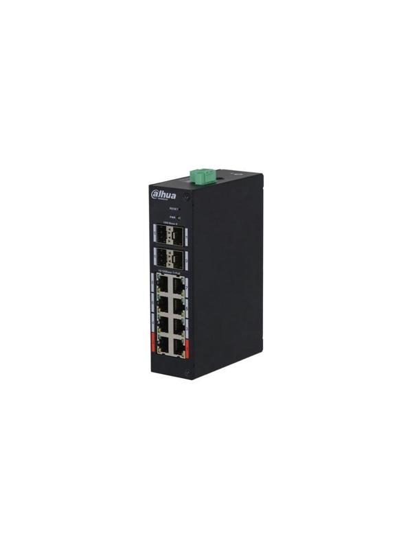 Dahua HS4412-8ET-120 8 10/100 Port PoE 4 Port 10/100/1000 SFP PoE Switch 120W - Image 1