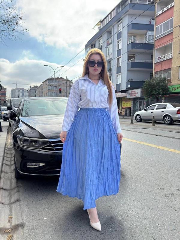 BİÇOMİ Kraş etek bebemavi - Image 1