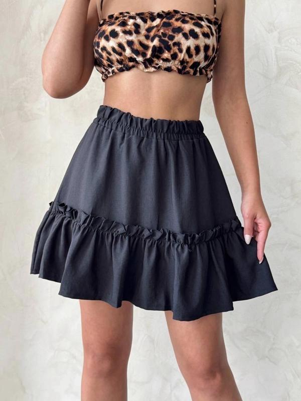 BİÇOMİ Çingene keten etek siyah s24808 - Image 1