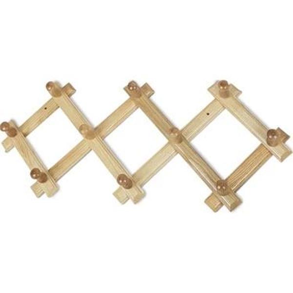 AHŞAP 10 KOLLU AKORDİYON DUVAR ASKISI (5365) - Image 1