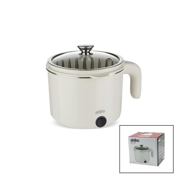 ELEKTRİKLİ ÇOK FONKSİYONLU PİŞİRİCİ PASLANMAZ ÇELİK TENCERE 800ML SCO-5063 (5365) - Image 1