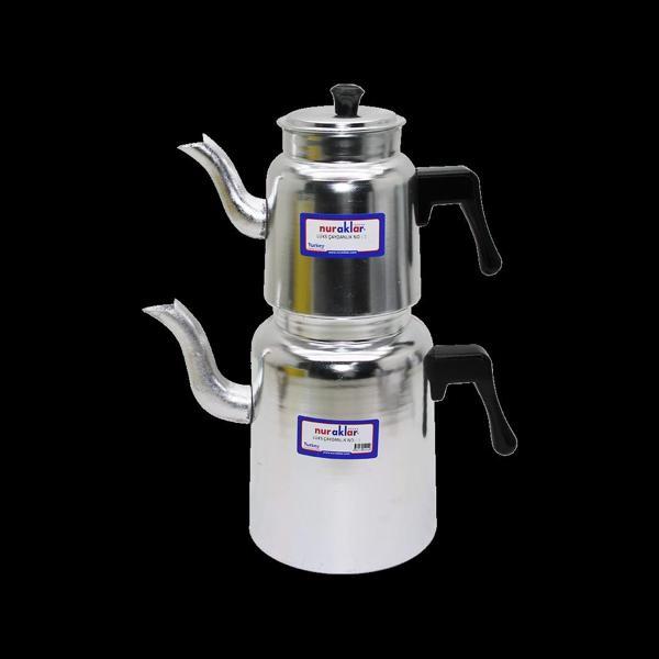 NO-1 LÜKS ALÜMİNYUM ÇAYDANLIK TAKIMI (5365) - Image 1