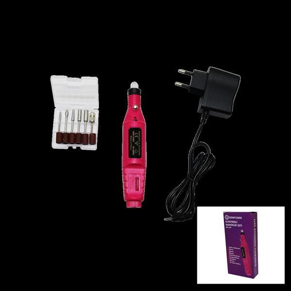 7 UÇLU ELEKTRİKLİ MANİKÜR PEDİKÜR SETİ 2000-300RPM HIZ (5365) - Image 1