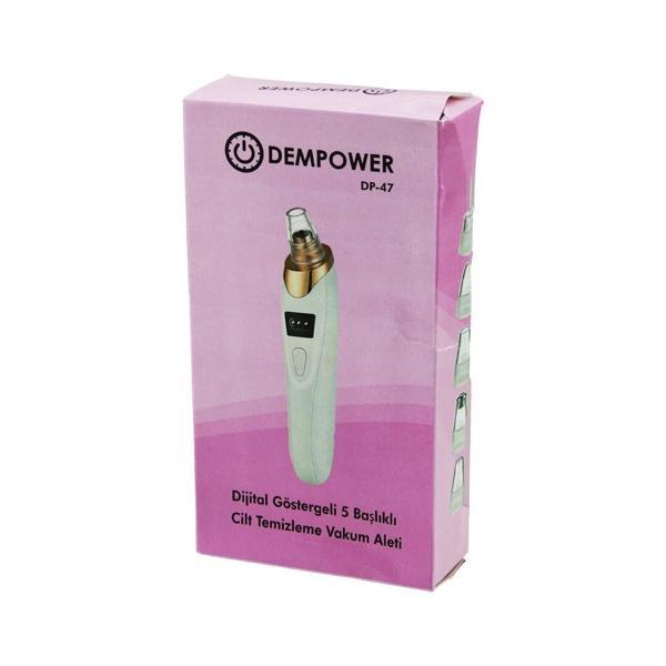 CİLT BAKIM ALETİ VAKUM AKNE- GÖZENEK- SİYAH NOKTA TEMİZLEME USB ŞARJ - 5BAŞLIK DİJİTAL G.- 3KADEME H - Image 1