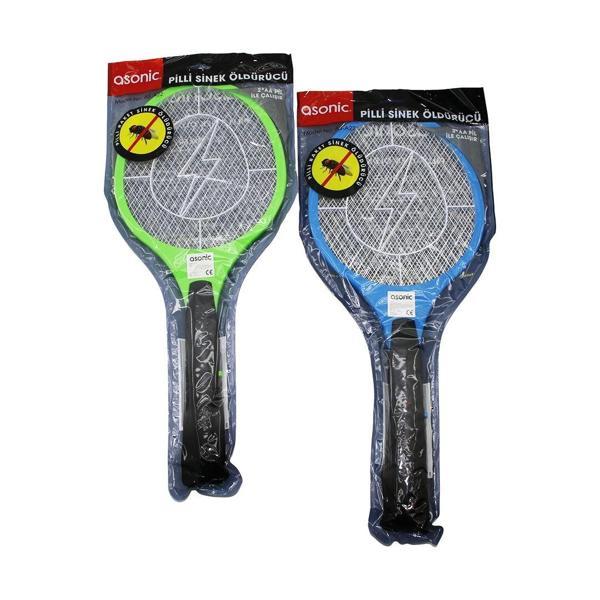 ASONİC AS-A22  PİLLİ   RAKET MODELİ  SİNEK ÖLDÜRÜCÜ CIZ  2000V   3 ÖRGÜ TASARIM   21X50CM (5365) - Image 1