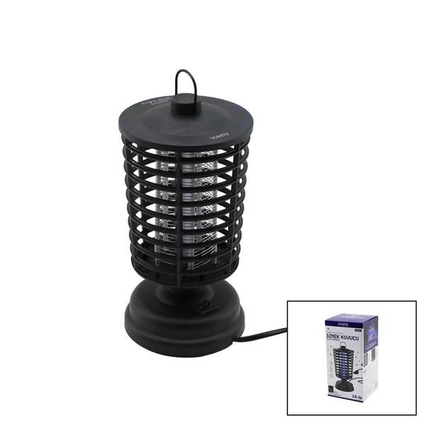 AUHMA MOSQUITO TRAP AQM-02 SİNEK CIZ ÖLDÜRÜCÜ MAKİNE FENER MODELİ MASA ÜSTÜ - ASKI HALKALI 3.6-4W 12 - Image 1