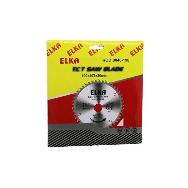 ELKA 0048-190 190 X 40T X 30MM  AĞAÇ SUNTA KESİCİ DİSK (5365) - Image 1