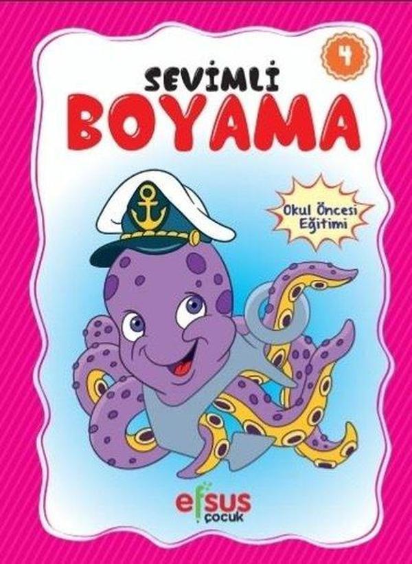Sevimli Boyama 4 - Okul Öncesi Eğitimi - Efsus - Image 1