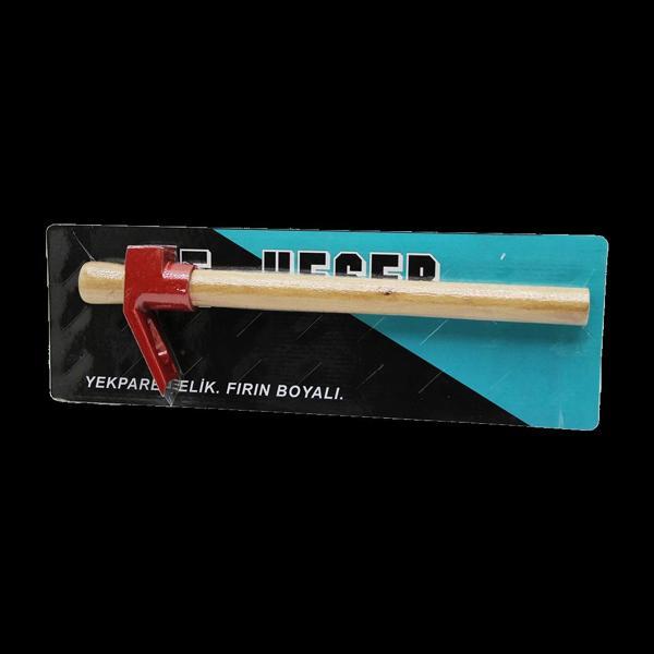 VAKUMLU KIRMIZI KESER AHŞAP SAPLI (5365) - Image 1