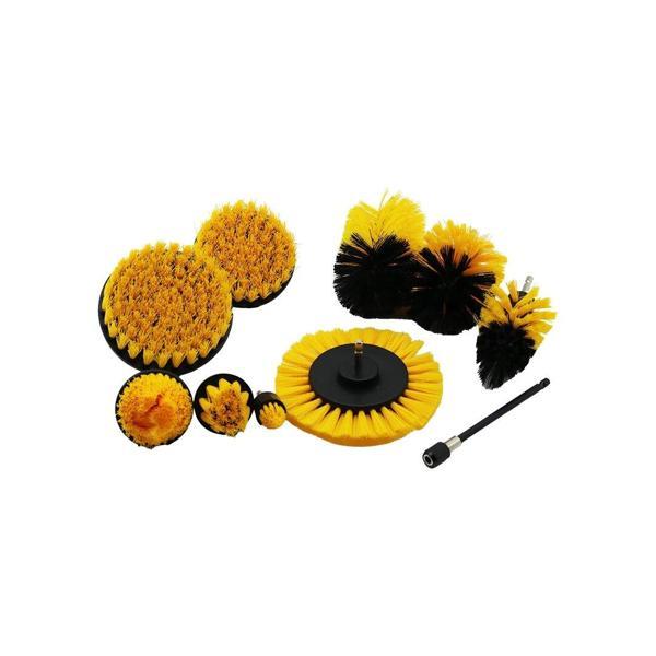 10PCS =9PCS FIRÇA + 1PCS UZATMA APARATI=15CM MATKAP UÇLU FIRÇA SETİ (5365) - Image 1