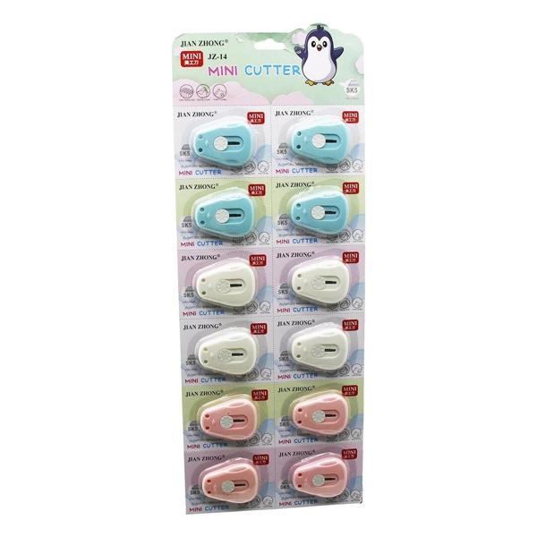 12 ADET MİNİ CEP - ÇANTA PENGUEN FALÇATA - MAKET BIÇAK (5365) - Image 1