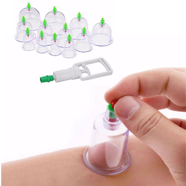 Hacamat Kupası 12’li Çekme Seti Vakumlu Masaj Aleti (5365) - Image 1