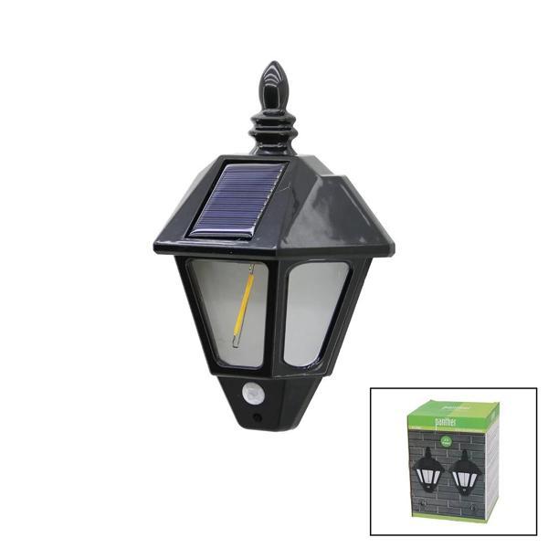 2 PCS  SOLAR - GÜNEŞ ENERJİLİ DUVAR LAMBASI COB LED SENSÖRLÜ= 3 MOD FONKSİYON BAHÇE-BALKON-SOKAK PT- - Image 1
