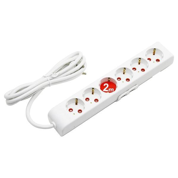 6LI - 2MT UZATMA KABLO - TOPRAKLI GRUP PRİZ (5365) - Image 1