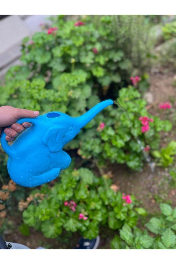 Aslan Ticaret 2.0 Lt Bahçe Sulama Bidonu Mavi (Fil) - Image 1