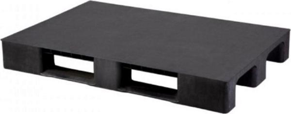 Teknotrust 80 X 120 X 15 Cm Plastik Palet Siyah Üzeri Kapalı - Image 1