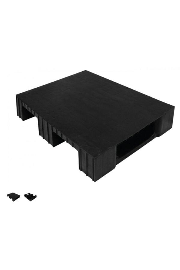 Aslan Ticaret 60 X 80 X 15 Cm Siyah Üzeri Kapalı Plastik Palet - Image 1