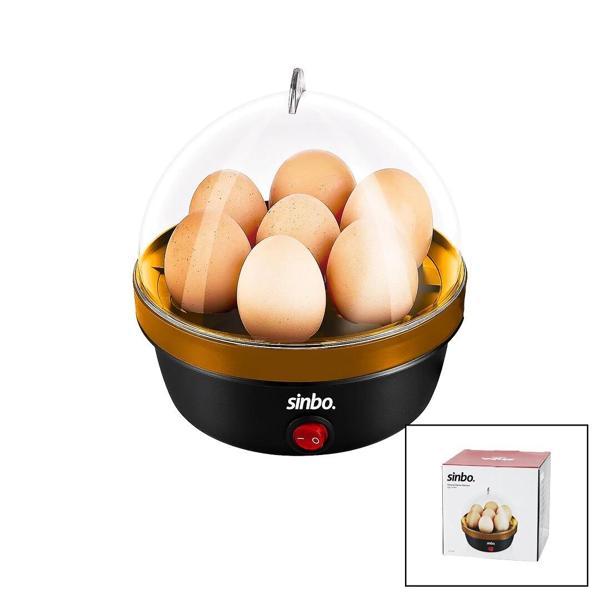 ELEKTRİKLİ YUMURTA PİŞİRME MAKİNESİ 7 YUMURTA=NORMAL - RAFADAN - KATI 350W SEB-5806 (5365) - Image 1