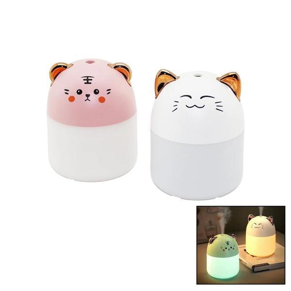 HAVA NEMLENDİRİCİ- BUHAR MAKİNE- KOKU GİDERİCİ USB ŞARJLI- IŞIKLI250ML (5365) - Image 1