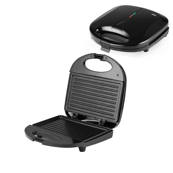 MİNİ ELEKTRİKLİ TOST MAKİNESİ 2 DİLİM  YAPIŞMAZ YÜZEY - KİLİTLENEBİLİR KAPAK 750W SSM-2588 (5365) - Image 1