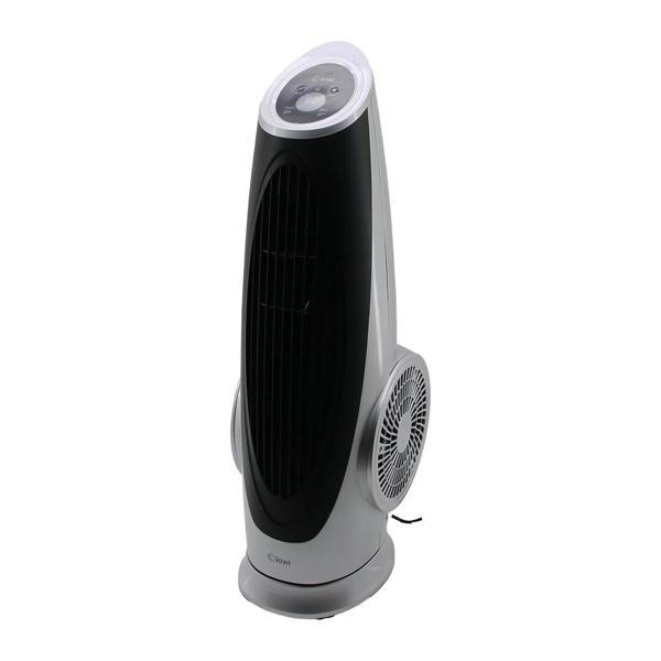 KİWİ KFAN-7690  KULE TİPİ   TURBO FAN VANTİLATÖR   KUMANDALI - DOKUNMATİK EKRAN  130W   3 KADEME HIZ - Image 1