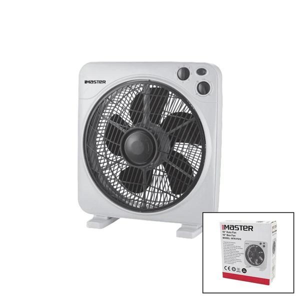 10 İNÇ  KUTU FAN  VANTİLATÖR  3 KADEME HIZ   6 PLASTİK KANAT 38W  60DK.ZAMAN AYARLI MTR-F610 (5365) - Image 1