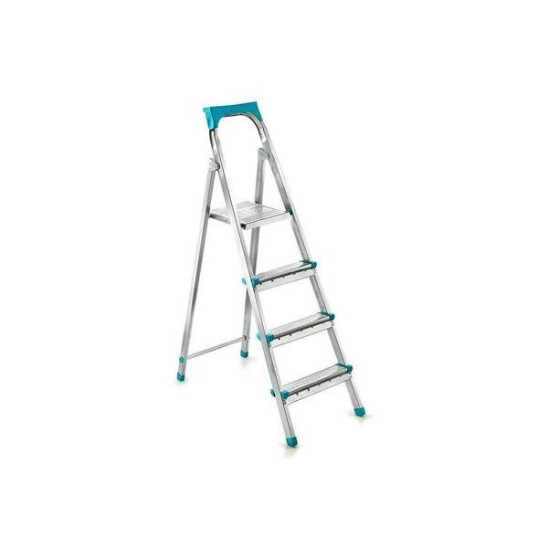 3+1BASAMAKLI METAL MERDİVEN Y: 82CM - 120KG.TAŞIMA KAPASİTESİ (5365) - Image 1