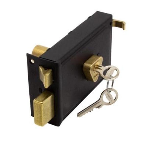 KARE 14CM.DIŞ KAPI KİLİT TRAJLI (5365) - Image 1