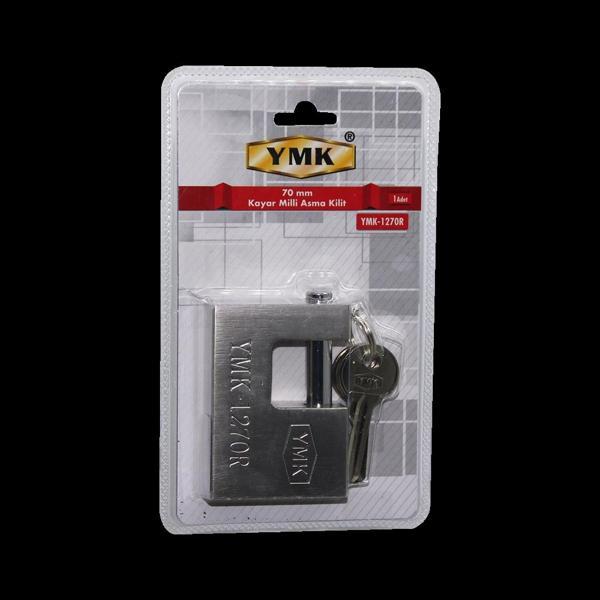 70MM GRİ KAYAR MİLLİ ASMA KİLİT (5365) - Image 1