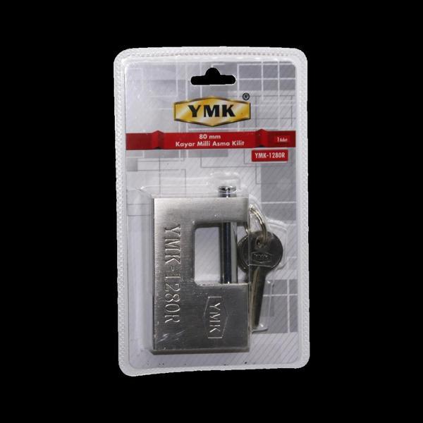 80MM GRİ KAYAR MİLLİ ASMA KİLİT (5365) - Image 1