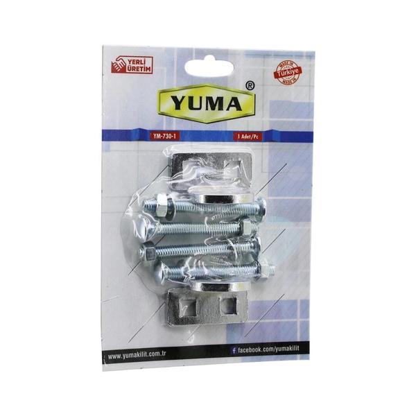 YUMA YM-730-1 KAPI EMNİYET REZESİ  ASMA KİLİT TAKILABİLİR MENTEŞE (5365) - Image 1