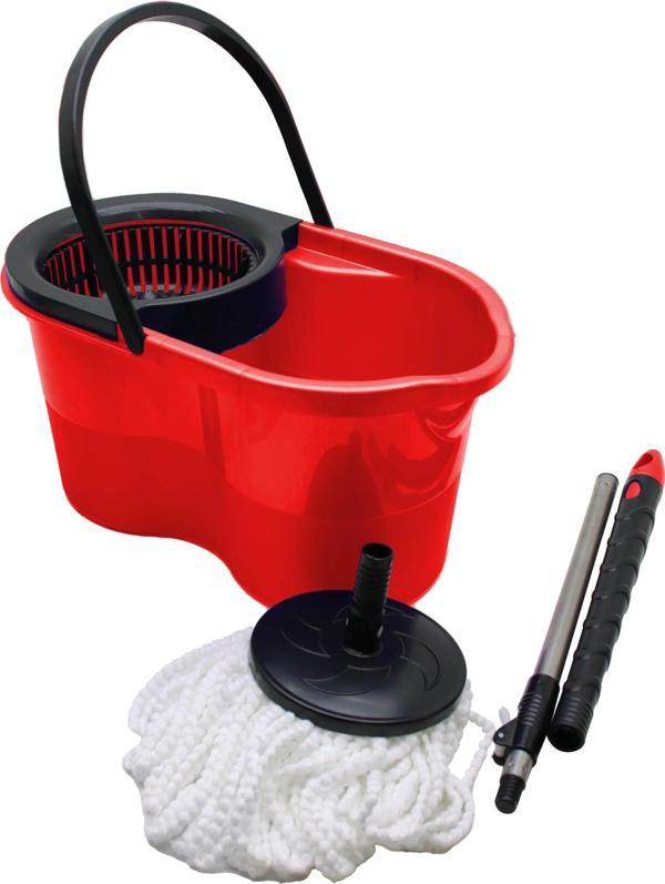 18LT---KUTULU---OTOMATİK DÖNERLİ KOVA MOP TEMİZLİK SETİ (5365) - Image 1