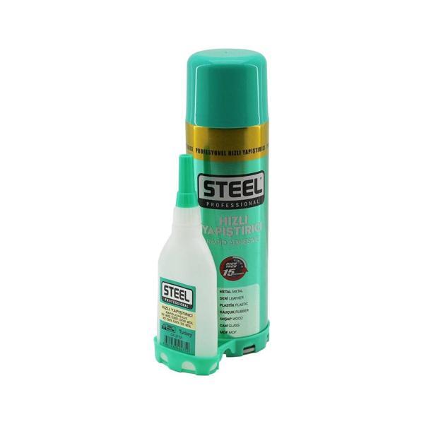 STEEL CK-2769  500ML+ 100GR  HIZLI YAPIŞTIRICI (5365) - Image 1