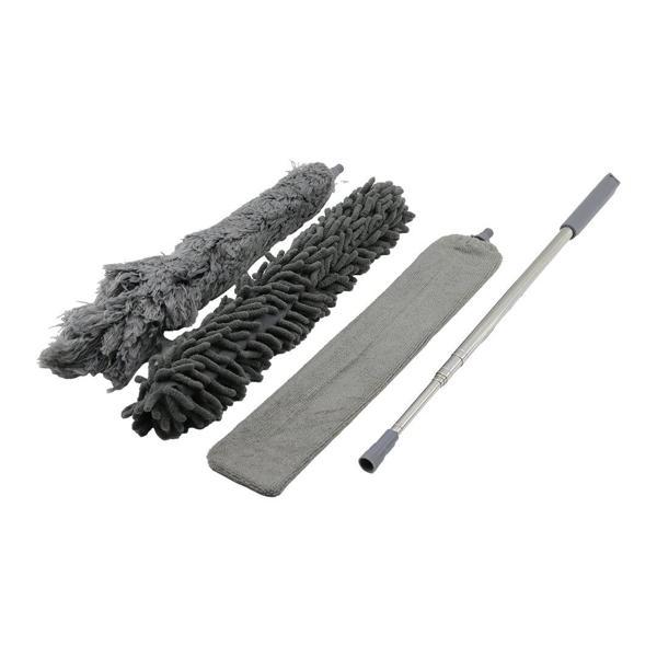 3PCS PÜSKÜL- MAKARNA- DÜZ TOZ ALMA SET ESNEK BAŞLI-43CM  UZAYAN SAPLI=43-205CM BRKT-910200 (5365) - Image 1