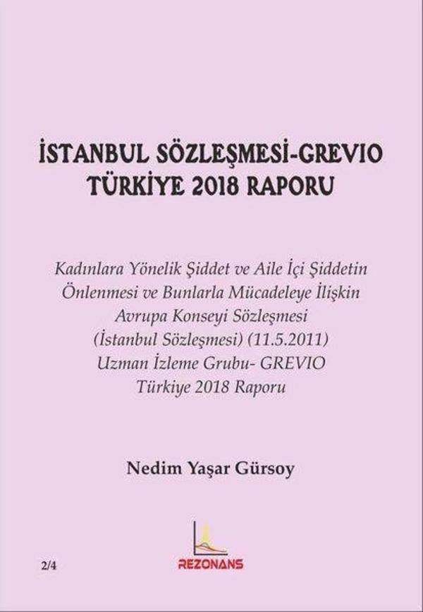 İstanbul Sözleşmesi - Grevio Türkiye 2018 Raporu - Rezonans Yayıncılık - Image 1