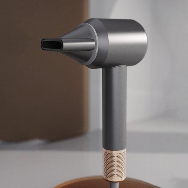 GRİ BLDC TURBO MOTOR SAÇ KURUTMA MAKİNESİ 1500W3-KDM.HIZ4-KDM.ISIAYAR=SICAK-ILIK-HAFİF-SOĞUK SHD-174 - Image 1