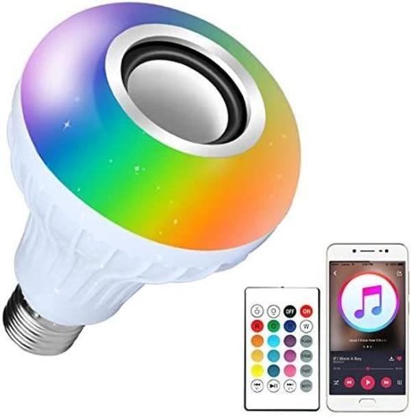 Bluetooth Hoparlör Akıllı Led Ampul Lamba (5365) - Image 1