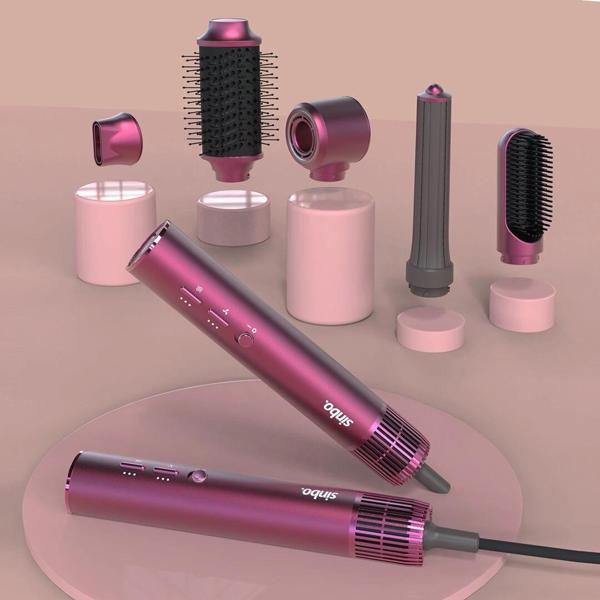 AİR BRUSH 5İN1=BUKLE-HACİMLE-DÜZLEŞTİR-2-FIRÇA SAÇ KURUTMA - ŞEKİL MAKİNESİ 1300W3-KDM.HIZ SICAKLIK  - Image 1