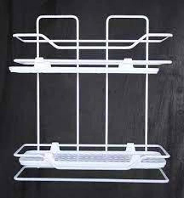 ZAMBAK 2Lİ RAF SİYAH BEYAZ (5365) - Image 1