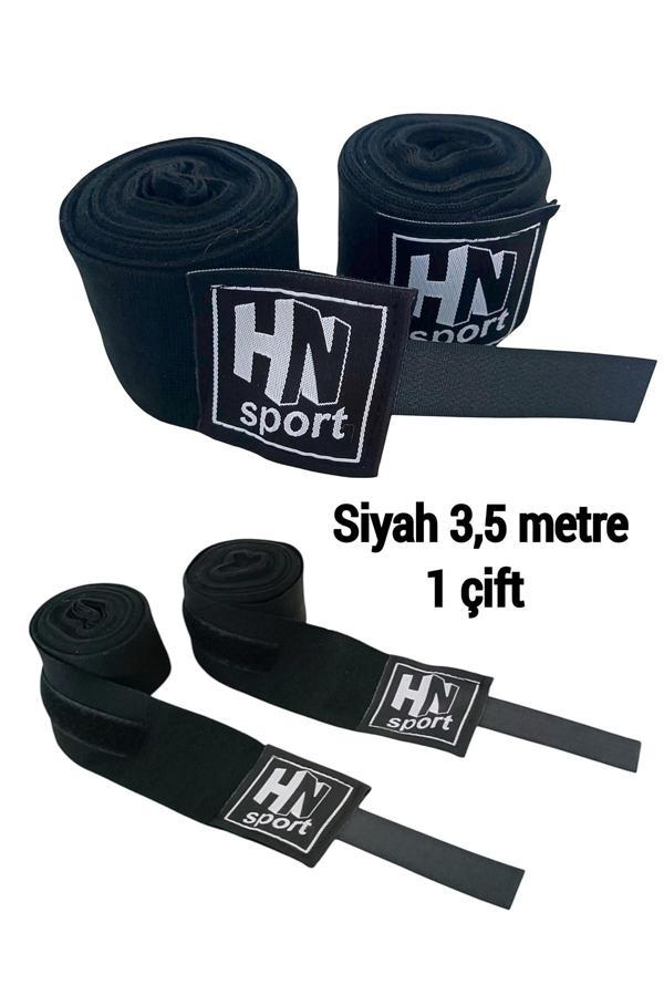 Hn Sport Boks Kick Boks Muay Thai Wushu Sanda Tüm Sporlar İçin El Bandajı 3,5 M X 2 Adet Elastik Boks Bandajı - Image 1