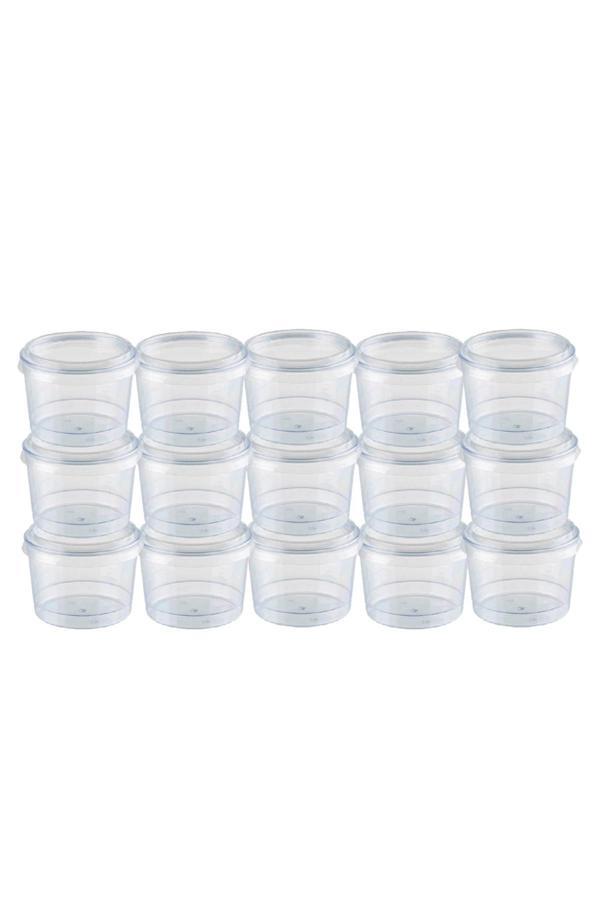 Kapaklı Silindir Kristal Tatlı Kasesi 180cc 15li - Image 1